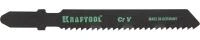 KRAFTOOL T119B, EU-хвост., по дереву, чистый рез, шаг 2мм, 55мм, 2шт., Полотна для лобзика (159535-2)