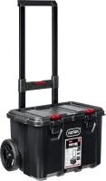 KETER STACKNROLL, 525 х 411 х 560 мм, (21″), Пластиковый ящик-тележка на колесах (38397)