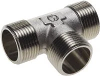 GENERAL FITTINGS наружная резьба 1″, никель, Тройник (51051-1)
