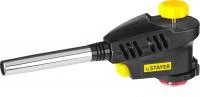 STAYER ProTerm Turbo PG300 1300°C с пьезоподжигом, на баллон с цанговым соединением, турбо нагрев + 30%, Газовая горелка (55582)