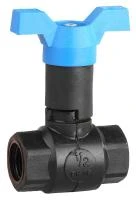 ЗУБР d 1/2″, ″мама-мама″, Морозоустойчивый шаровой кран (4-51530-PA-1/2)