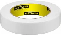 STAYER 25 мм, 5 м белая, на вспененной основе, Двухсторонняя клейкая лента, PROFESSIONAL (12231-25-05)