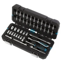 Набор инструментов, 1/4", CrV, 120 зубьев, 42 предмета Gross