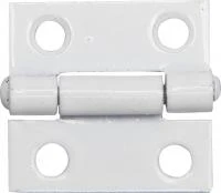 STAYER 25x24х1.0 мм, цвет белый, карточная петля (37611-25-2)