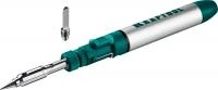 KRAFTOOL SolderGas 70A 30-70Вт 1300°С горелка, фен, набор 3-в-1, Газовый паяльник (55504-H3)