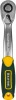 KRAFTOOL 1/4″, 72 зубца, изогнутая трещотка для торцовых головок, Pro (27795-1/4)