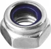 ЗУБР DIN 985 кл. пр. 6, M14, самостопорящаяся гайка с нейлоновым кольцом, цинк, 5 кг (303580-14)