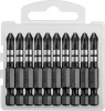 KRAFTOOL Impact Pro PZ 2, 50 мм, 10 шт, Ударные биты (26193-2-50-S10)
