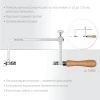 KRAFTOOL 130х75 мм, Лобзик ювелирный с регулируемой длиной полотна (15265)
