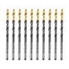 Сверло по металлу, 3,2 мм, HSS-Tin, Golden Tip, 10 шт. Denzel
