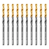 Сверло по металлу, 3,5 мм, HSS-Tin, Golden Tip, 10 шт. Denzel